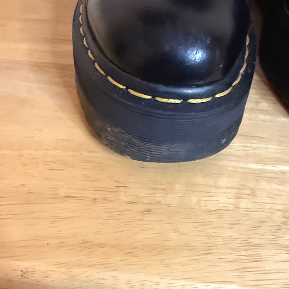 DR. Martens Jodon Platform Boots Black Leather Women’s‎ Size 5 - Picture 10 of 16